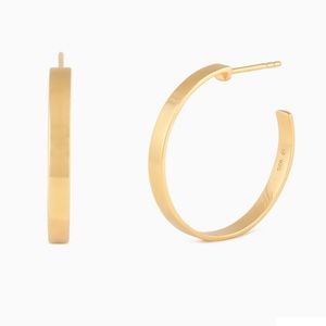 Mejuri Gold Boyfriend Hoops